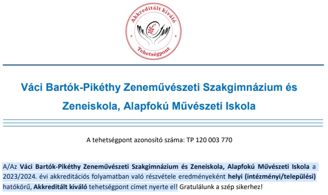 Tehetsegpont zenesuli